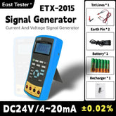 ETX-2015 Calibrateur de courant et de tension DC AC Instrument d'étalonnage portable Haute précision haute résolution haute fiabilité
